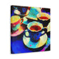 Tea Cups Galore! - Canvas