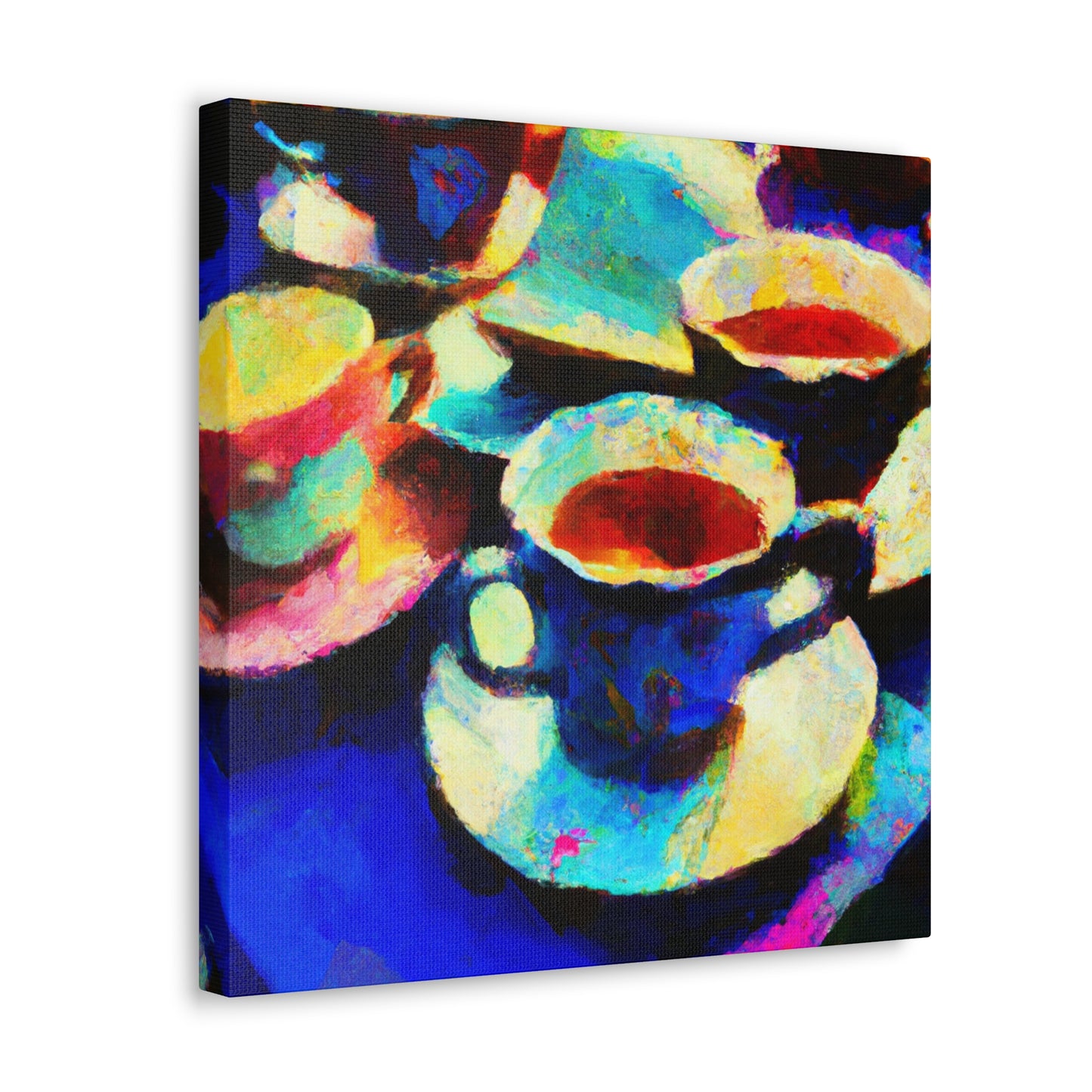 Tea Cups Galore! - Canvas