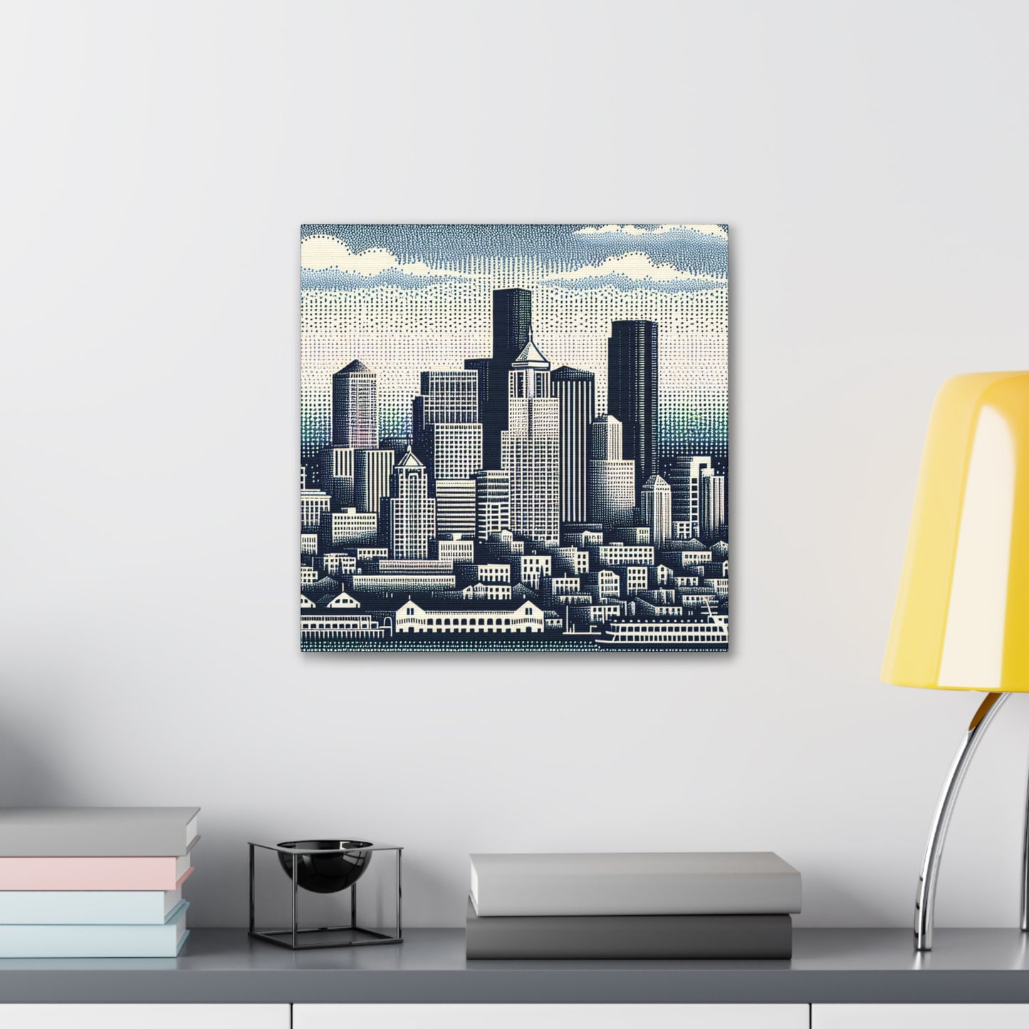 "Emerald City Impressions" - Canvas