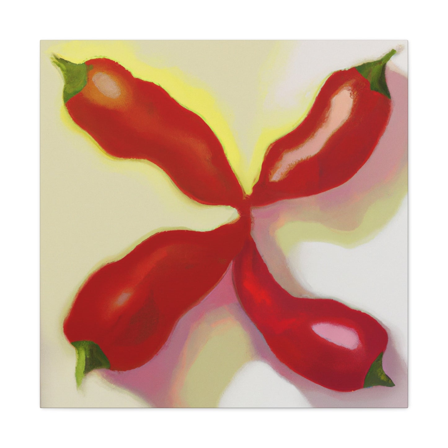 "Peppers - Minimalism". - Canvas