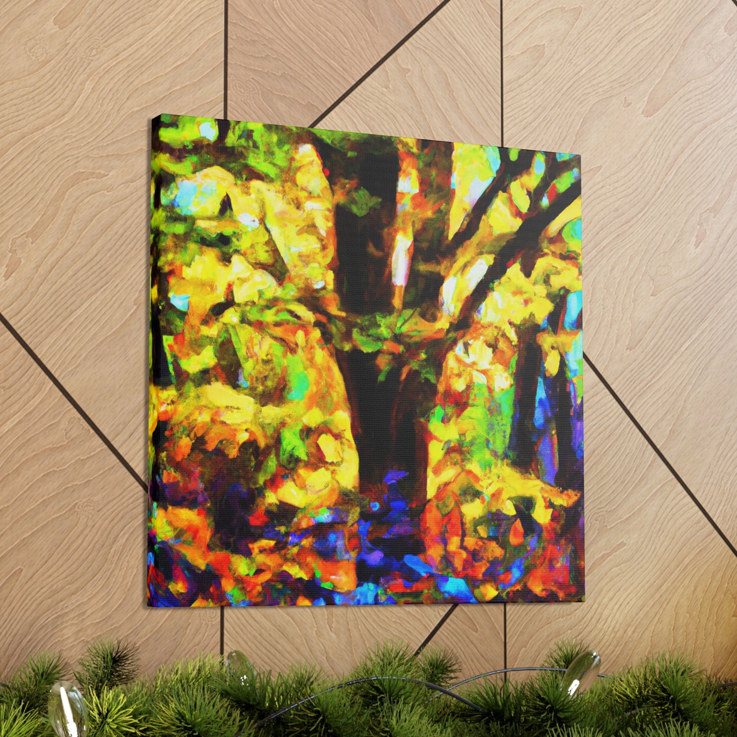 "Beeches in Moonlight" - Canvas