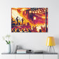 "Harmonious City Groove" - Canvas