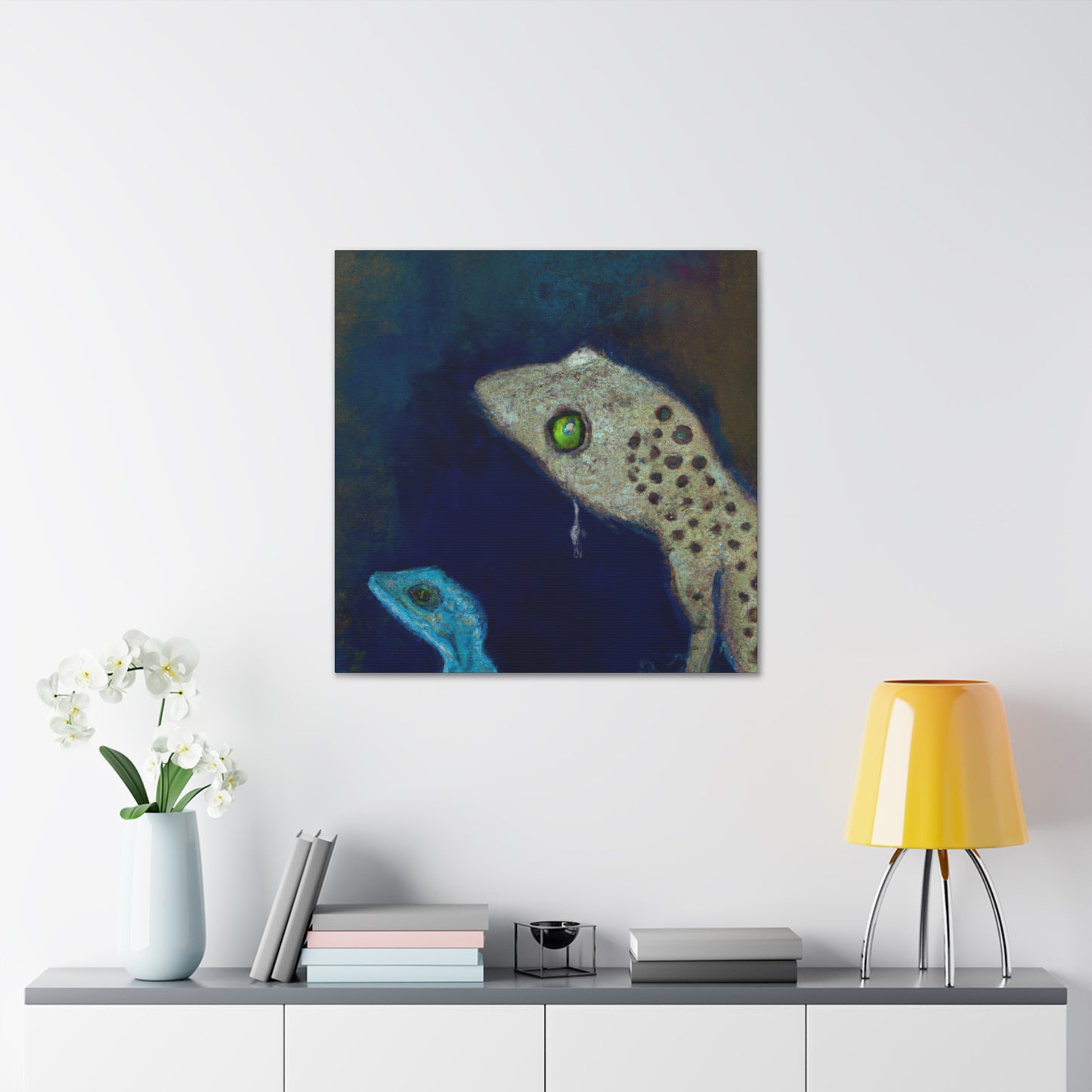 "Lizard in a Dreamscape" - Canvas