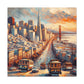 Golden City Horizon - Canvas