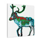 Reindeers in Winterland - Canvas