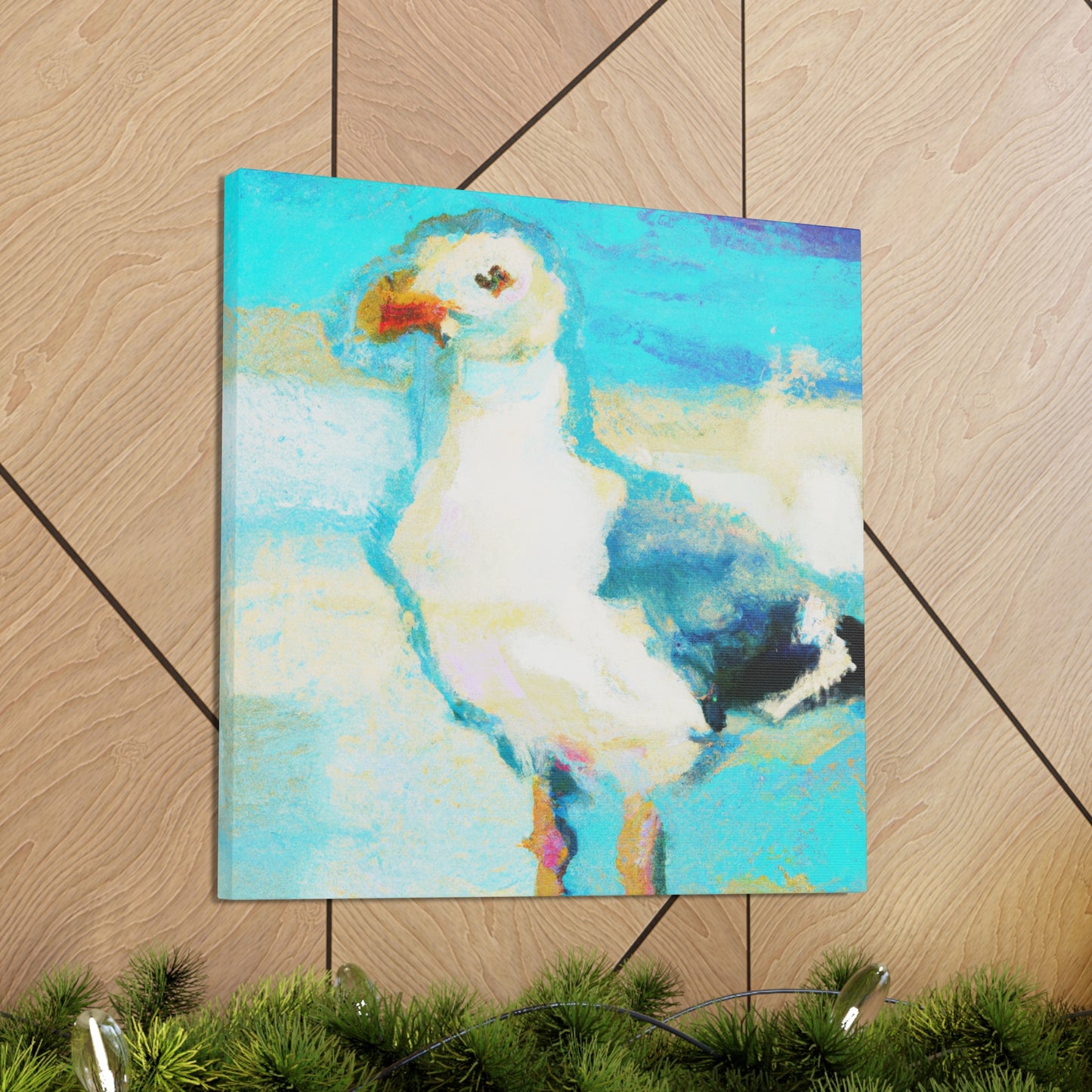 "Seagull In Flight" - Canvas