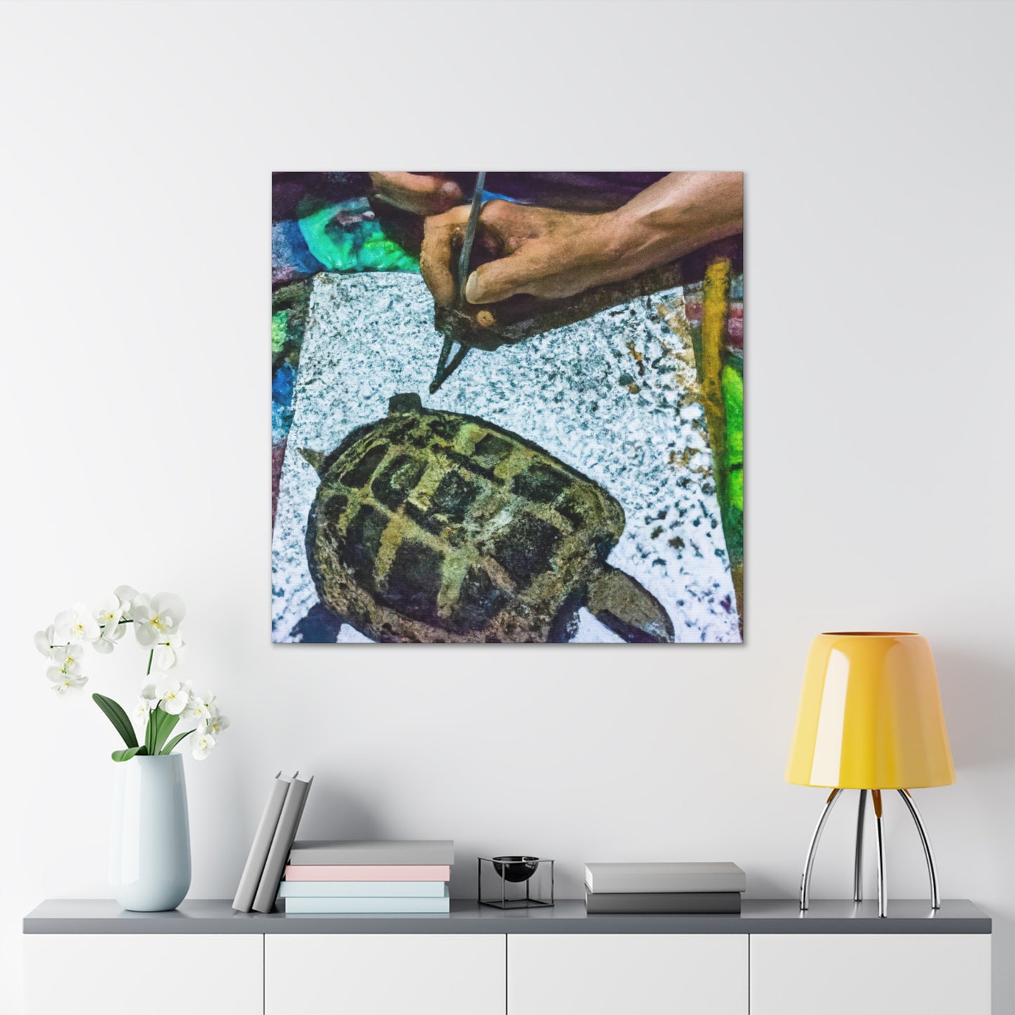 Russian Tortoise Symphony - Canvas