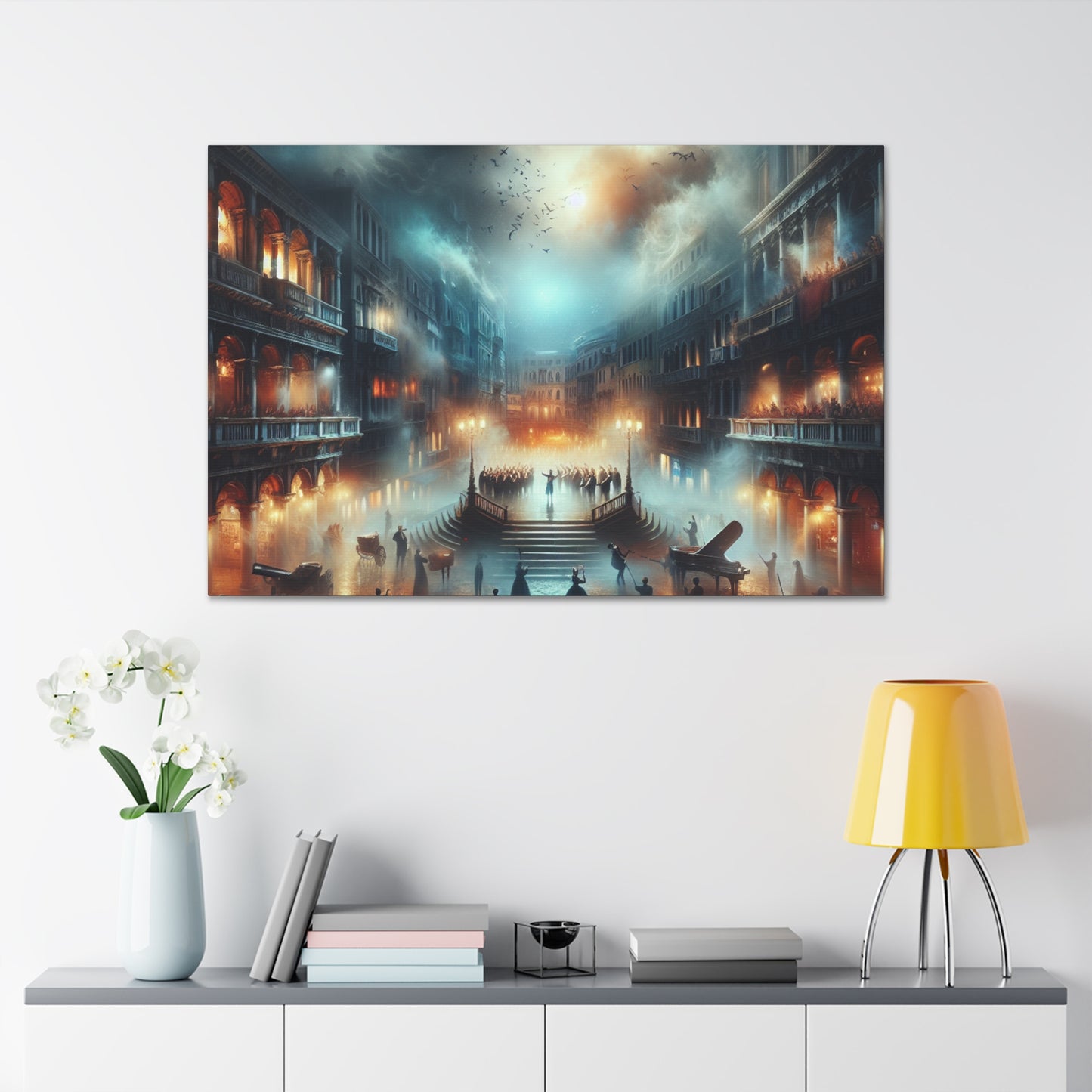 "Operatic Euphoria Unveiled" - Canvas