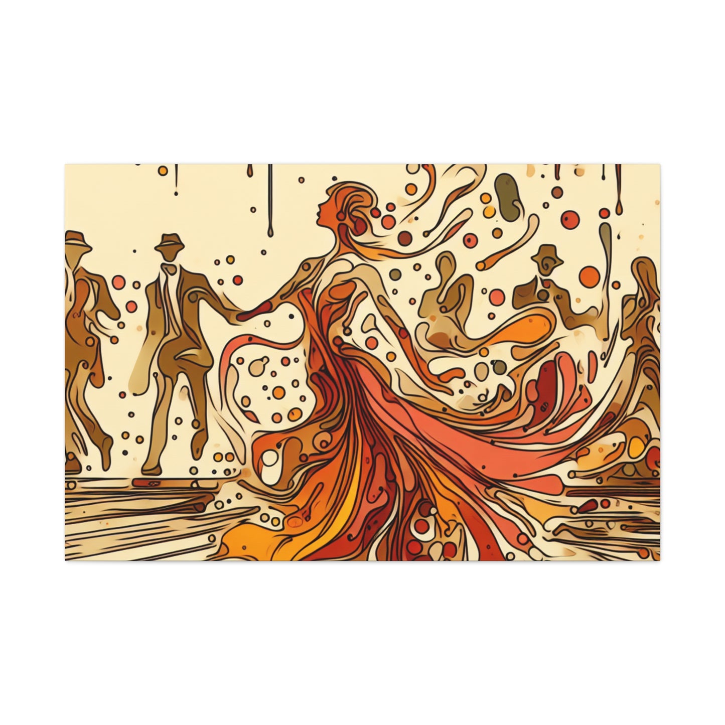 Graceful Melodies in Movement - Canvas