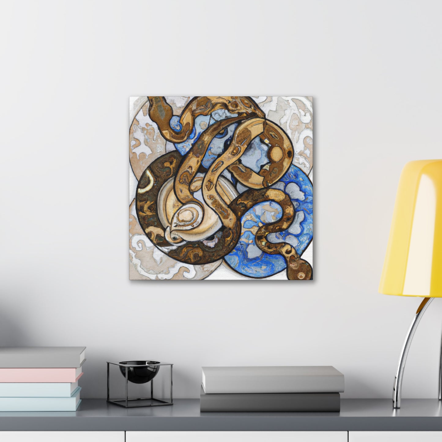 "Python at Twilight" - Canvas