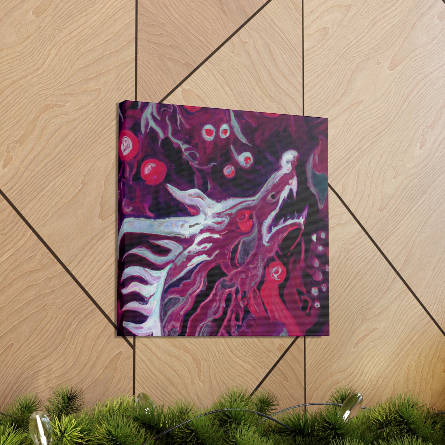 Dragon Fire Roar Fury - Canvas