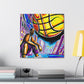 Basketball Court Masterpiece - Canvas