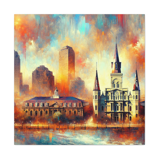 "Crescent City Melodies" - Canvas