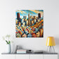 Golden City Awakening - Canvas