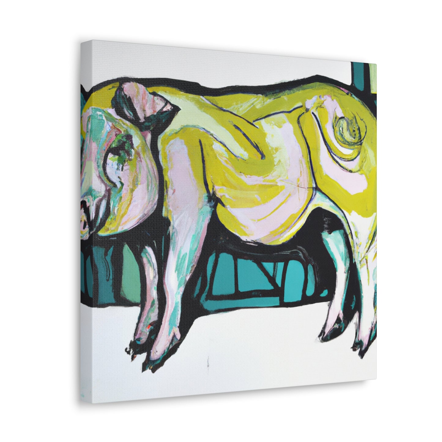 "Pig Culinary Delight" - Canvas