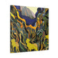 Ibex Mystic Mountain Land - Canvas