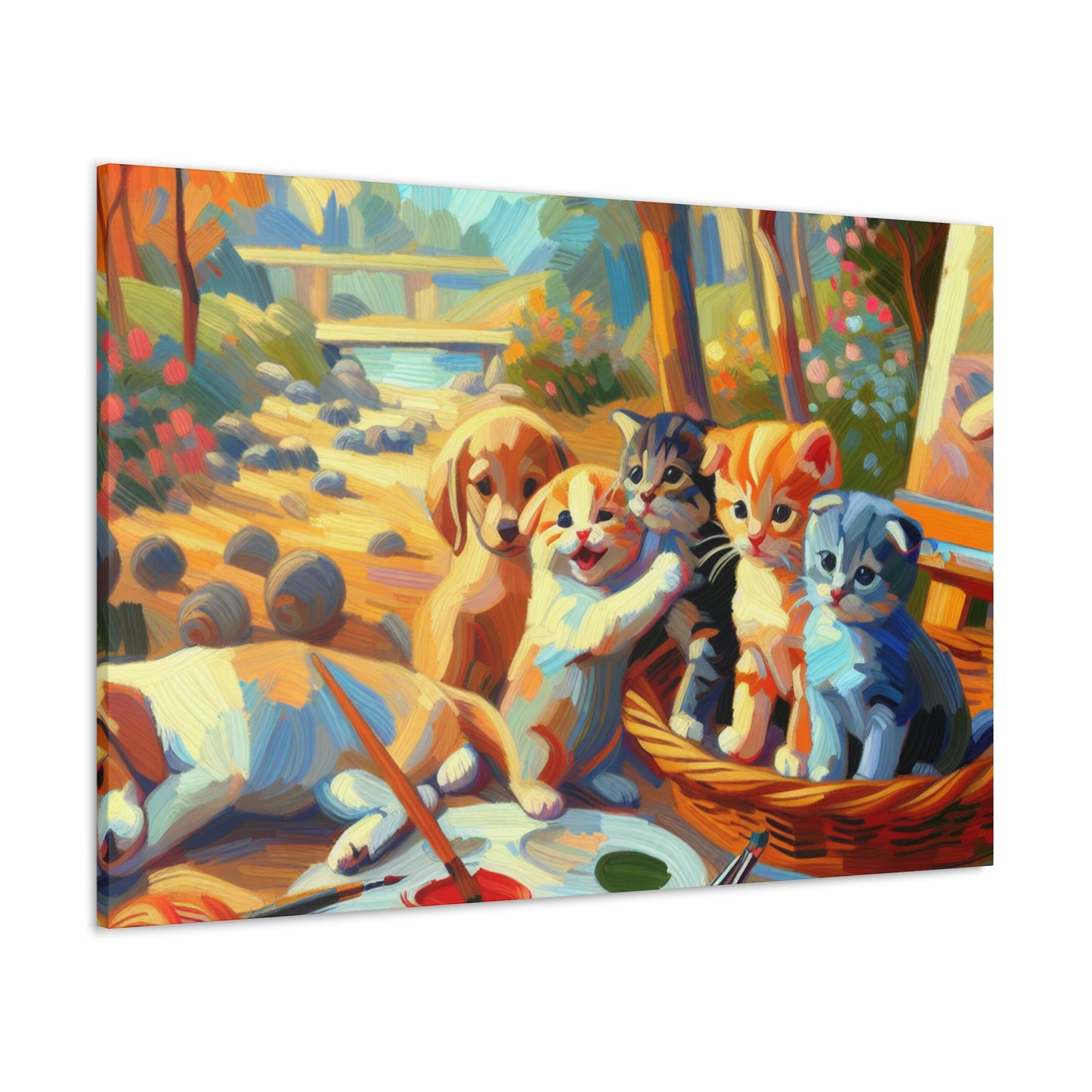 Whimsical Pet Melody - Canvas