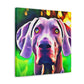 Weimaraner Wonderland - Canvas