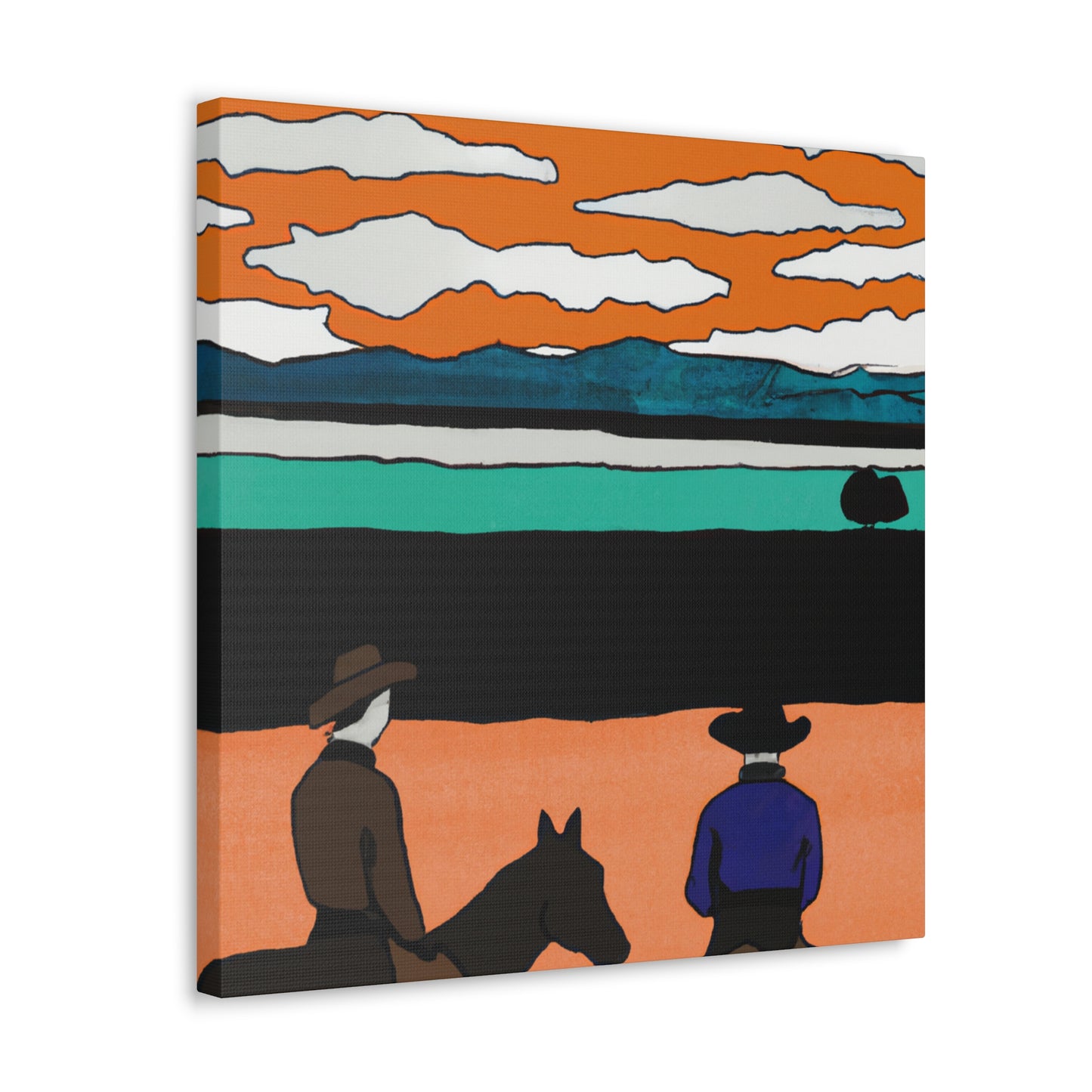 "Westward Western Wonder" - Canvas