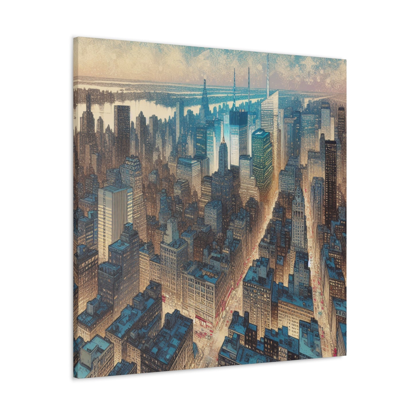 "Enchanting City Splendor" - Canvas