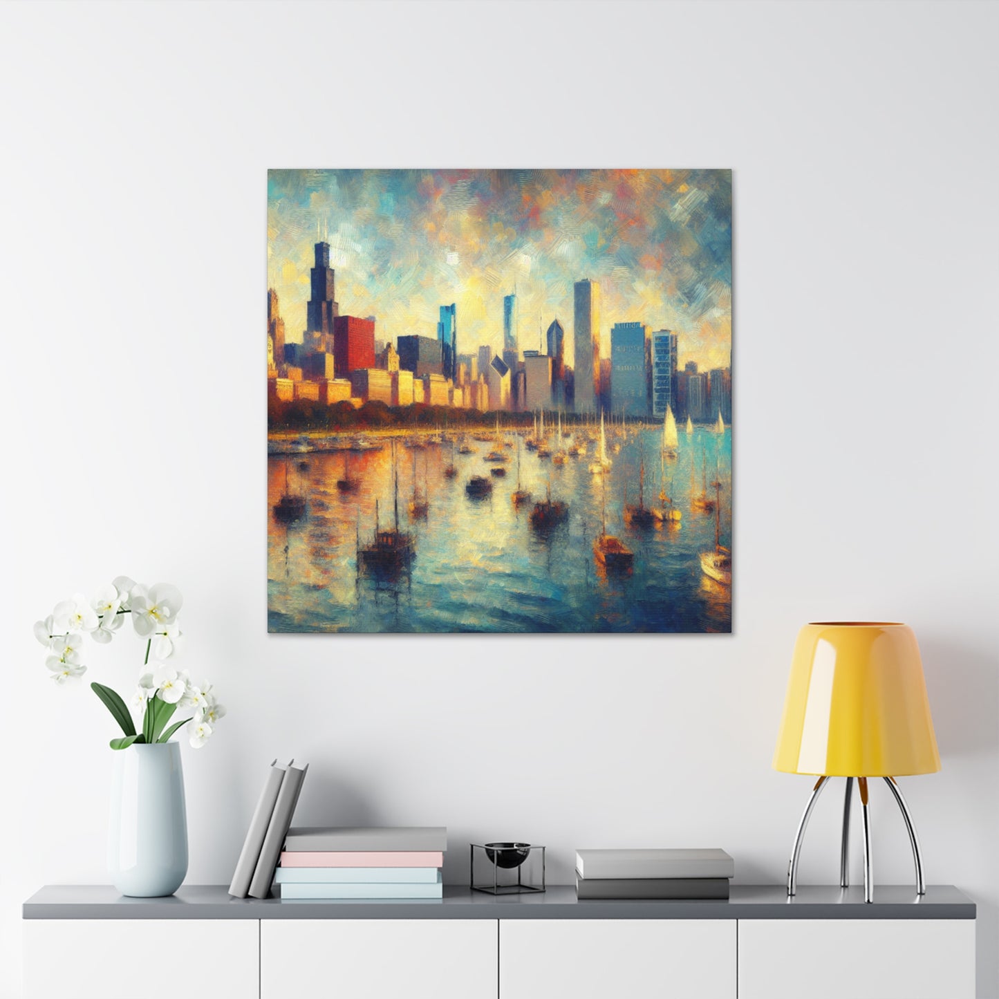 "Cityscape of Hope" - Canvas