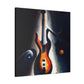 "Bass Strings in Flight" - Canvas