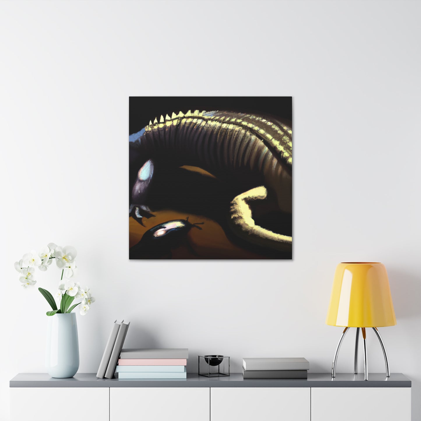 "Skink in Surrealism" - Canvas