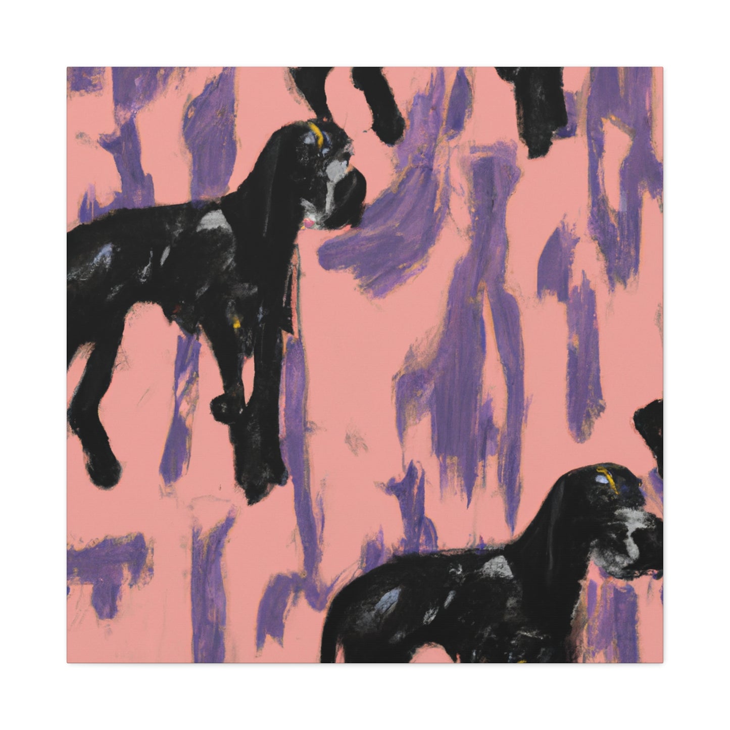 "Great Dane Expressionism" - Canvas