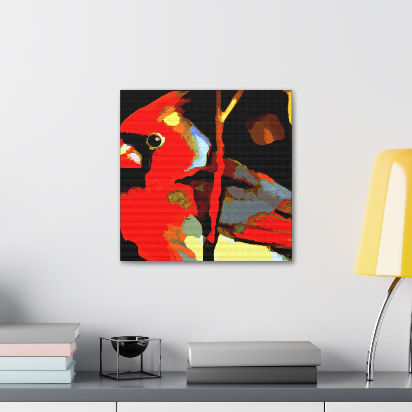 "Cardinal in Defiance" - Canvas