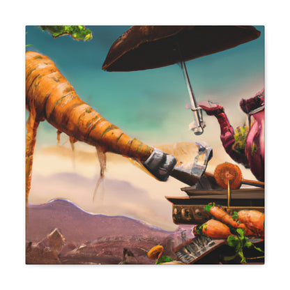 Carrot in Steampunk Era - Canvas