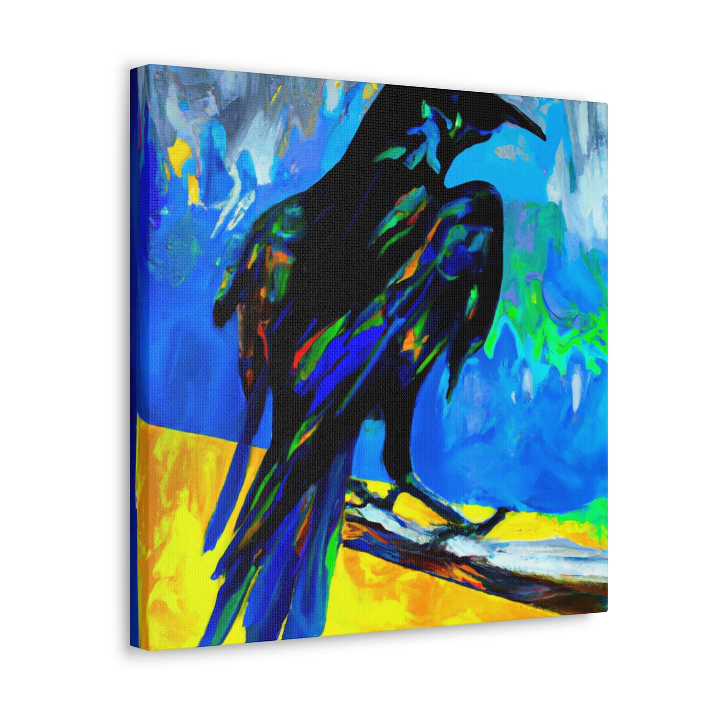 American Crows Take Flight - Canvas