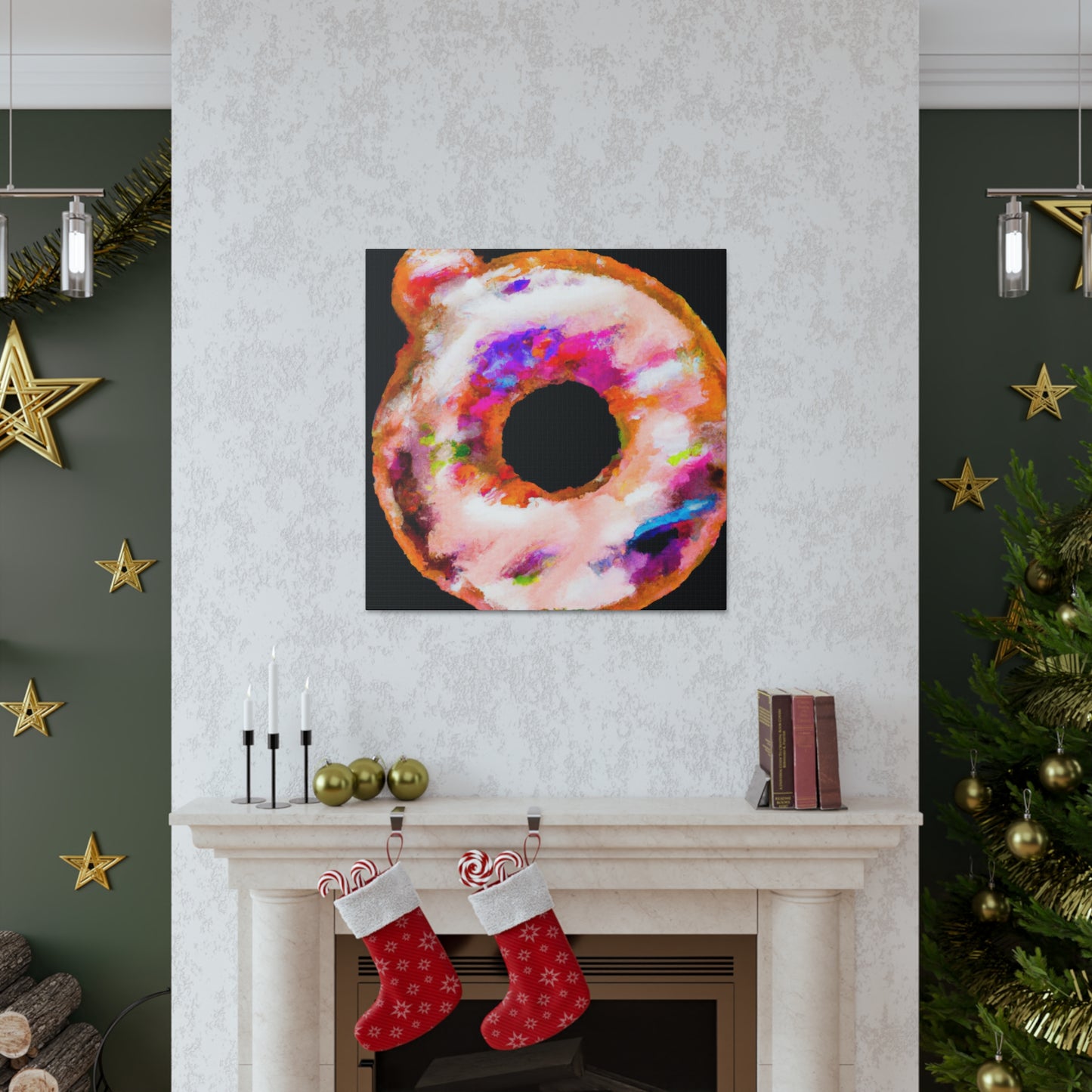 "Doughnut Fauvist Dream" - Canvas