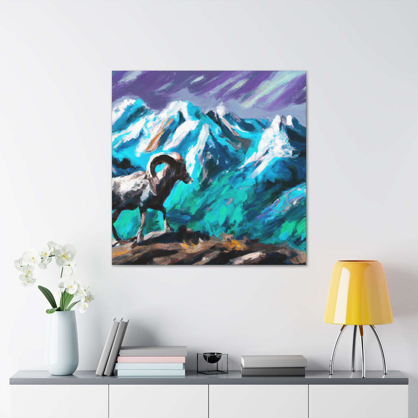 Big Horn Majesty. - Canvas