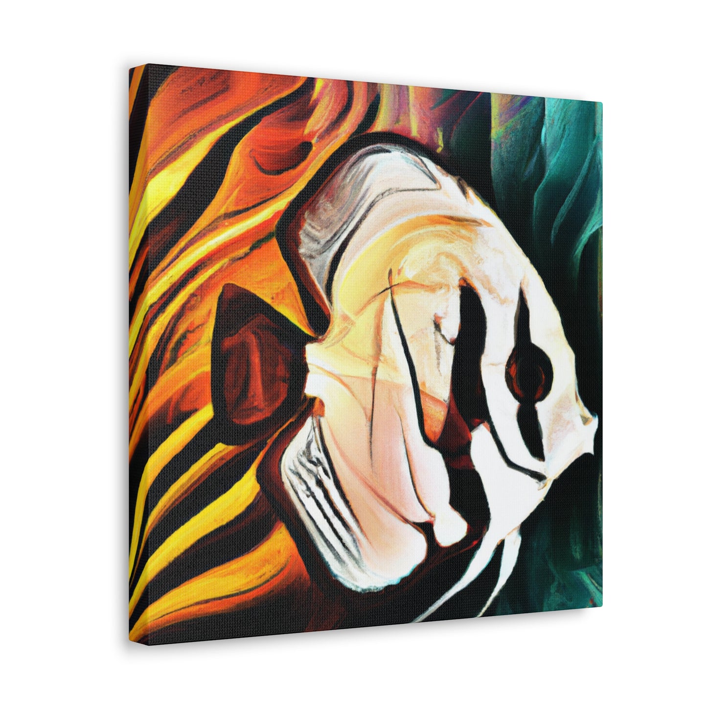 Sculptured Discus Beauty - Canvas