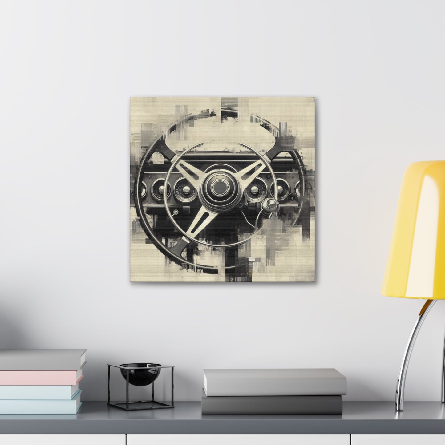 "Iconic Wheel Symphony" - Canvas