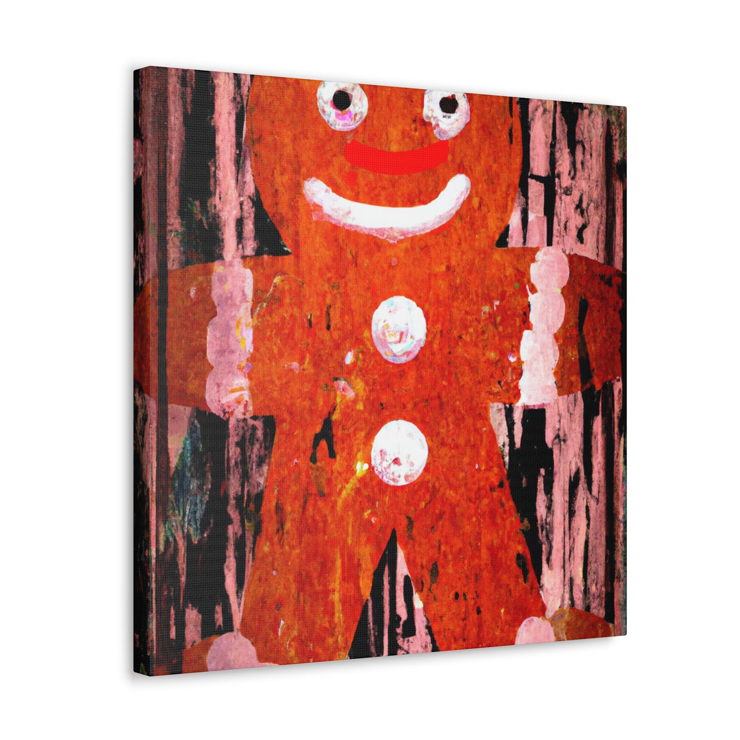 Gingerbread Man Pop Art - Canvas