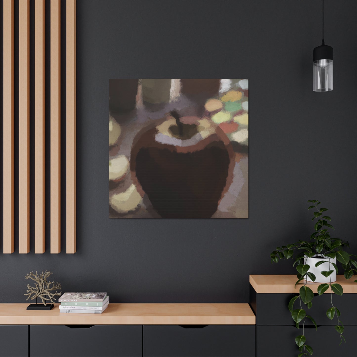 "Fauve Apple Fantasia" - Canvas