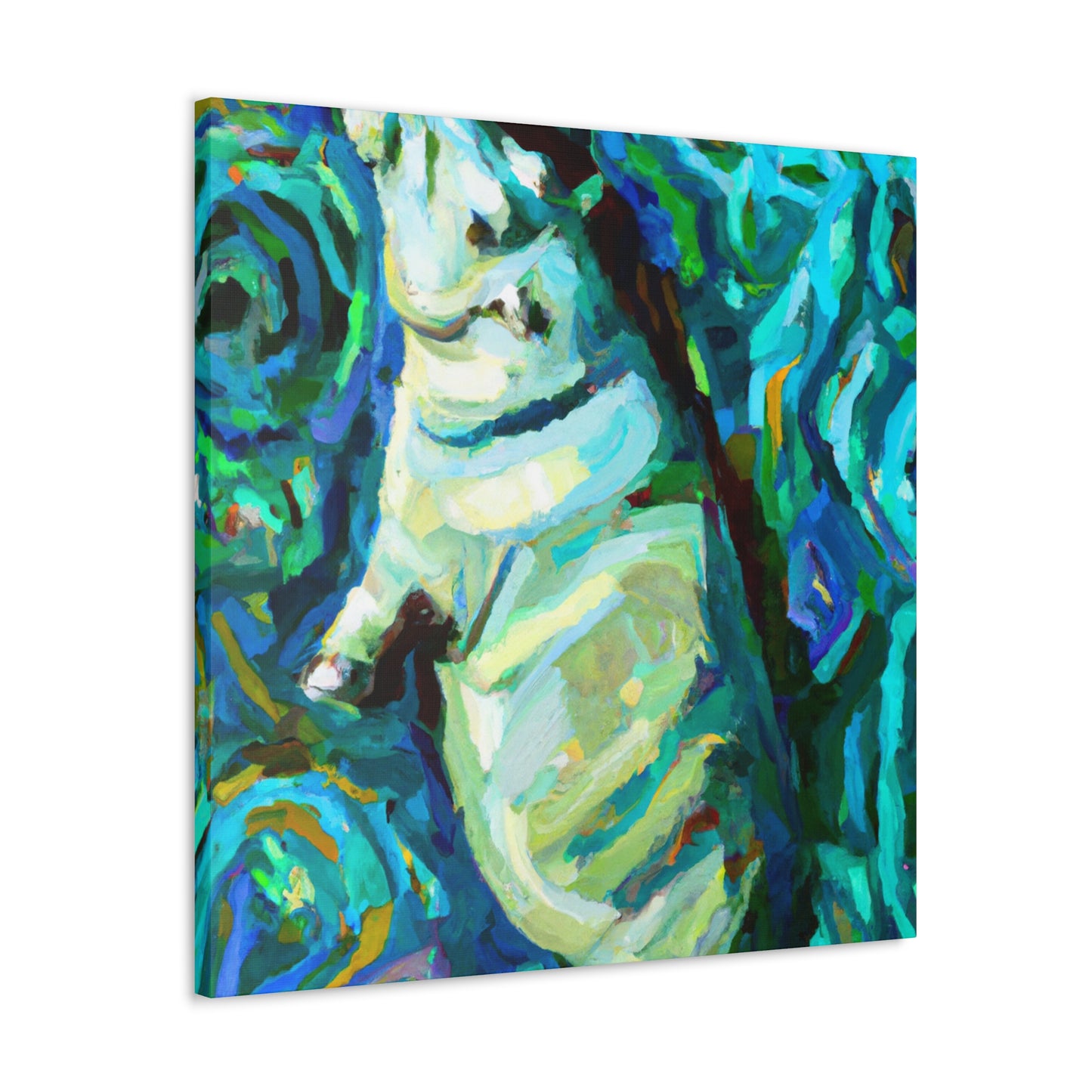 'Manatee in Abstract' - Canvas