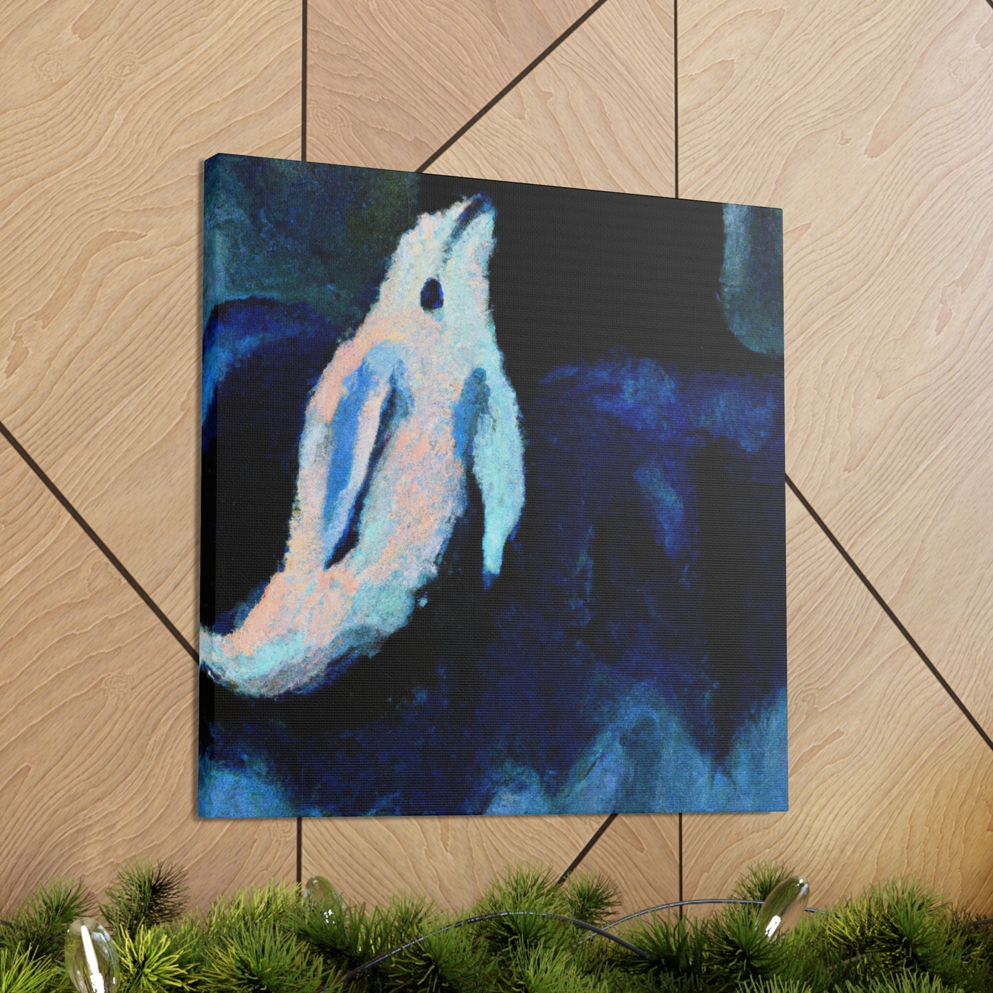 Beluga Whale Totem Dance - Canvas