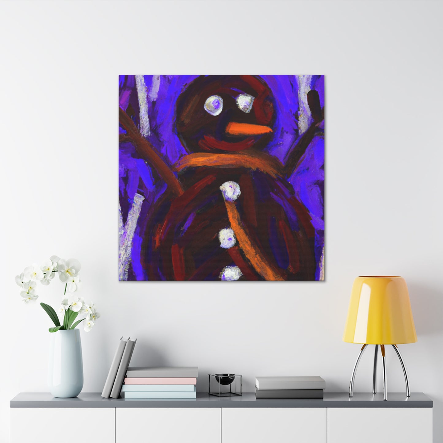 Frosty the Snowman. - Canvas