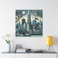 Brass City Skylines - Canvas