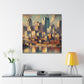 "Riverside Serenity: Cincinnati" - Canvas