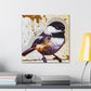 "Chickadee Enchantment Aglow" - Canvas