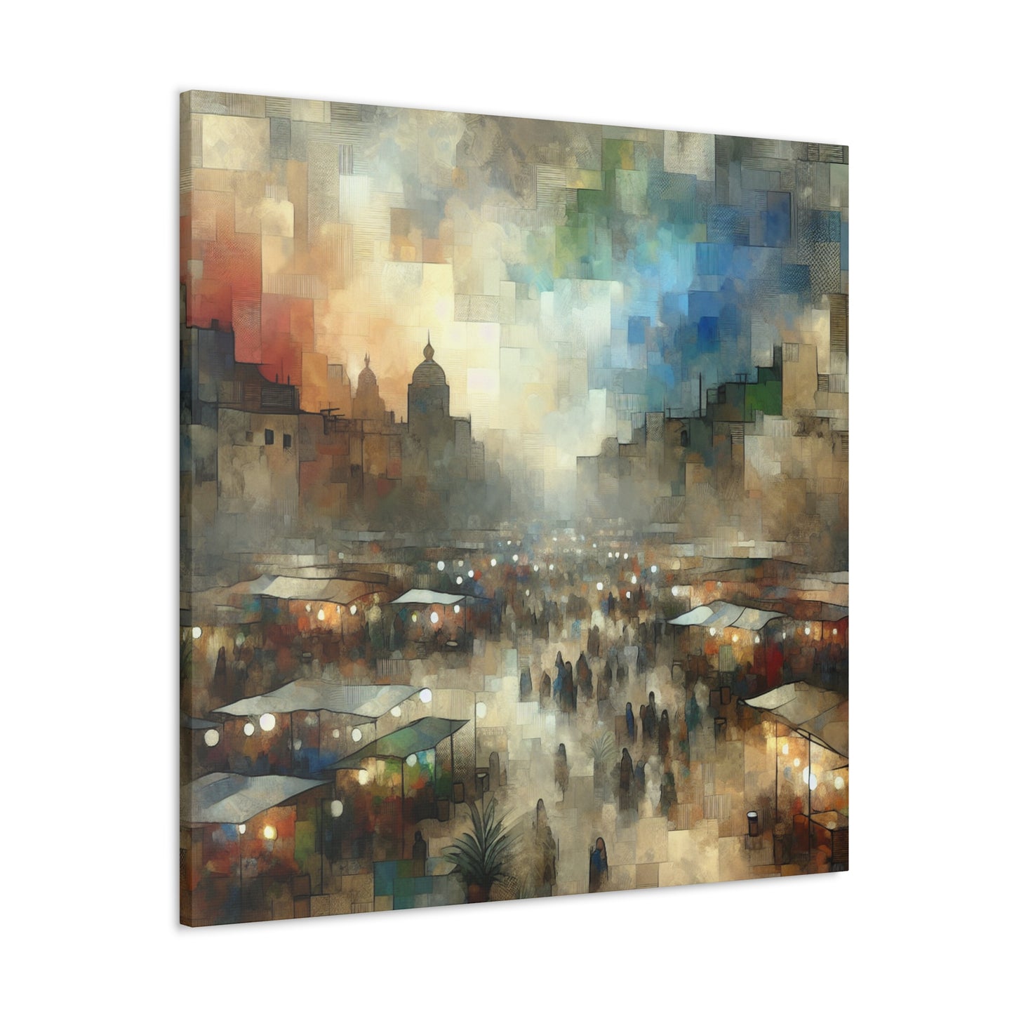 Nocturnal Bazaars Abound - Canvas