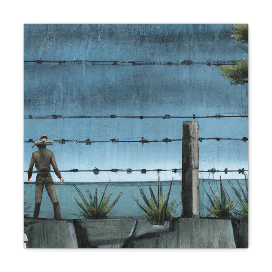 Barbed Wire Majesty. - Canvas