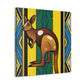 "Wallaby's Art Deco Drive" - Canvas