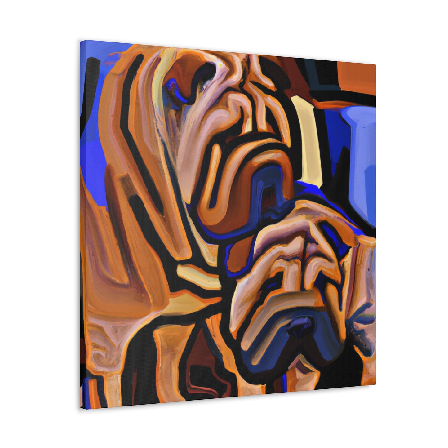 "Sleeping Shar Pei Dream" - Canvas