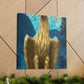 "Golden Eagle Art Deco" - Canvas