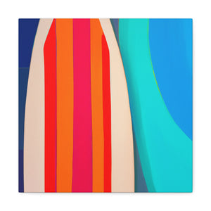 Surfing the Art Deco - Canvas