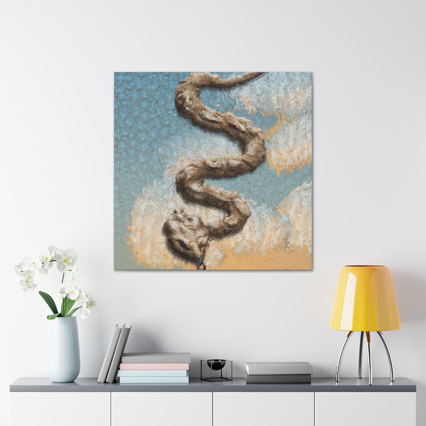 Rattlesnake On Canvas - Canvas